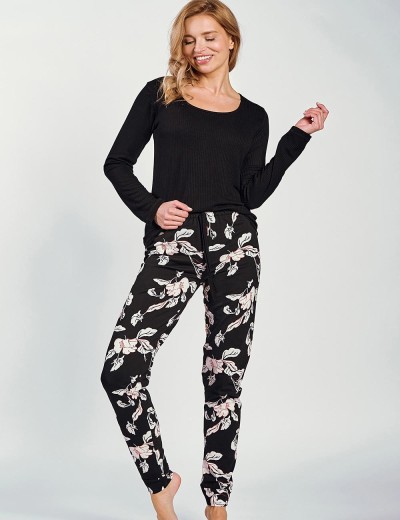 Женская пижама из вискозы Taro CHARLOTTE 3232-01, Цвет: черный, Размеры: L, изображение 2