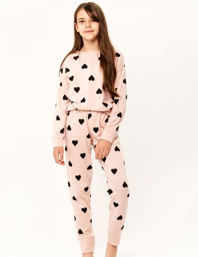 Пижама для девочки-подростка Taro HANNAH 3280-01, Цвет: розовый, Размеры: 146, изображение 2