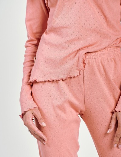 Пижама из хлопка Taro VICKY 3252-01, Цвет: розовый, Размеры: L, изображение 2