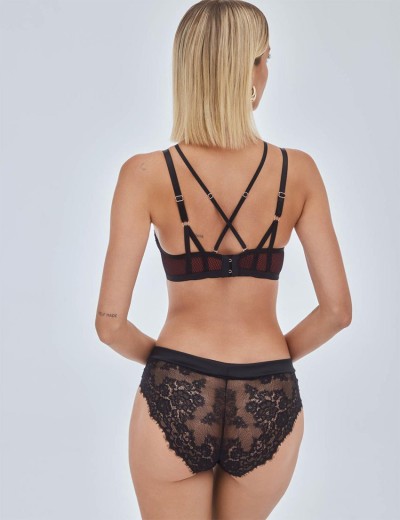 Бюстгальтер пуш-ап Alles HEARTBEAT P-UP, Цвет: черный, Размеры: 60D, изображение 5