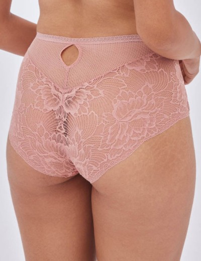 Высокие трусы слипы Alles NUDE ROSE classic, Цвет: пудра, Размеры: L, изображение 2