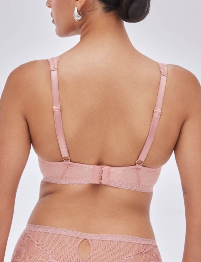 Бюстгальтер бралетт Alles NUDE ROSE M Bralette, Цвет: пудра, Размеры: 70G, изображение 2