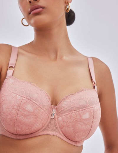 Бюстгальтер полупоролон Alles NUDE ROSE PU, Цвет: пудра, Размеры: 70G, изображение 3