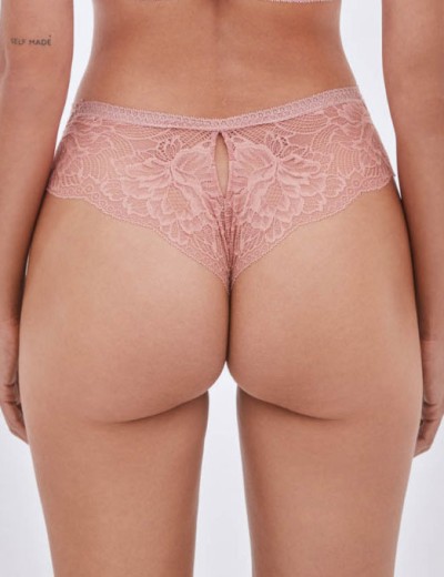 Завышенные трусики стринги Alles NUDE ROSE stringi classic, Цвет: пудра, Размеры: S, изображение 2