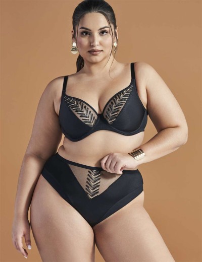 Бюстгальтер с мягкой чашкой Ava GODDESS 2118 M Bralette Black, Цвет: черный, Размеры: 70G, изображение 9