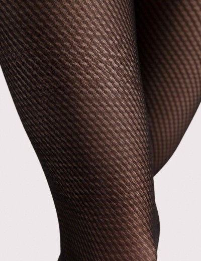 Колготки с геометрическим узором Fiore 6115/G RAFFINA 30 den черный, Цвет: черный, Размеры: 3, изображение 2