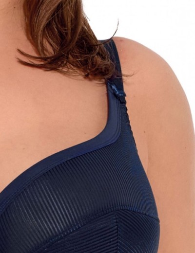 Бюстгальтер с поддержкой плюс Gaia 1058 SONIA PU Maxi темно-синий, Цвет: темно-синий, Размеры: 105H, изображение 4