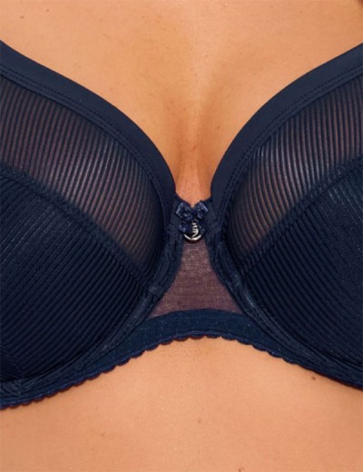 Бюстгальтер полумягкий Gaia 1058 SONIA PU темно-синий, Цвет: темно-синий, Размеры: 80B, изображение 3