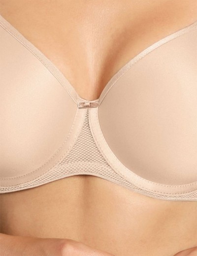 Бюстгальтер с формованной чашкой Gaia GAJA 1082 U телесный, Цвет: телесный, Размеры: 80D, изображение 3
