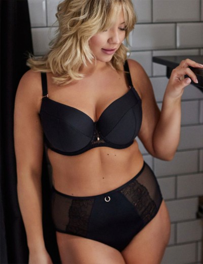 Трусы высокие Mefemi ROXANE Classic черный, Цвет: черный, Размеры: 2XL, изображение 5