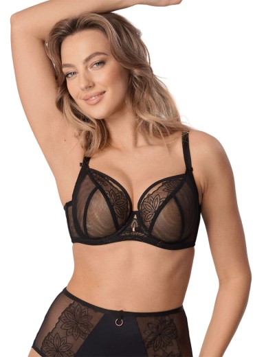 Бюстгальтер с мягкой чашкой Mefemi ROXANE M черный, Цвет: черный, Размеры: 85E, изображение 3