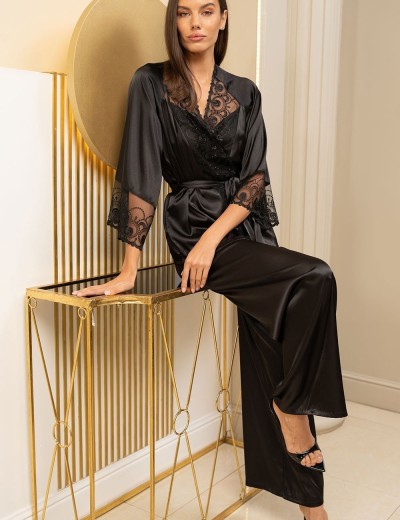 Комплект-тройка шелковый Mia-Amore BAGIRA 4435 черный, Цвет: черный, Размеры: 3XL, изображение 4