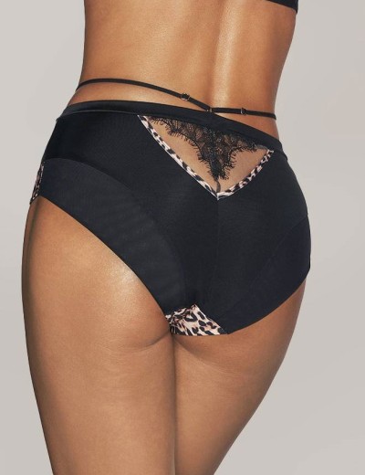 Трусы слипы Novika ALIYAH figi Black, Цвет: леопард, Размеры: XL, изображение 2