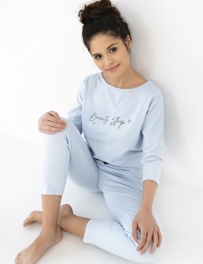 Голубая пижама Sensis BEAUTY SLEEP, Цвет: голубой, Размеры: L, изображение 3