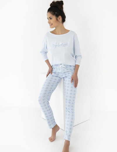 Женская пижама Sensis MARINA, Цвет: голубой, Размеры: M, изображение 2