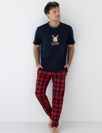 Мужская пижама Sensis NATHAN, Цвет: темно-синий, Размеры: M, изображение 3