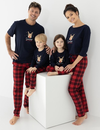 Мужская пижама Sensis NATHAN, Цвет: темно-синий, Размеры: M, изображение 2