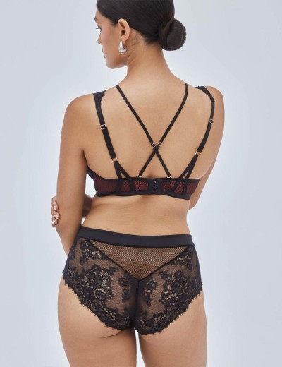 Трусы слипы Alles HEARTBEAT figi, Цвет: черный, Размеры: S, изображение 4