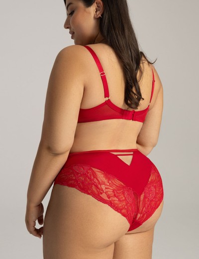 Трусы слипы Ava VENUS 1824/1 figi barbados, Цвет: красный, Размеры: L, изображение 4