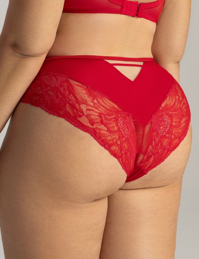 Трусики бразилиана Ava VENUS 1824/1 brazilian barbados, Цвет: красный, Размеры: S, изображение 2