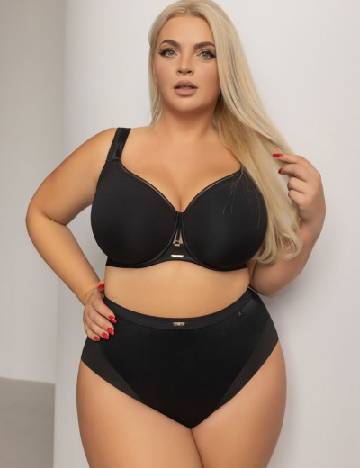 Трусы высокие Kris Line SIMPLE high waist, Цвет: черный, Размеры: M, изображение 3