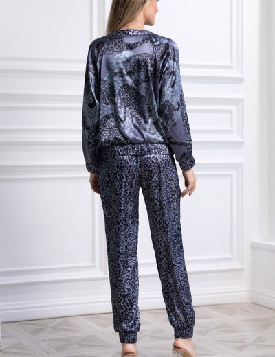 Комплект бомбер со штанами Mia-Amore AMAZONKA 8664 дельфин, Цвет: дельфин, Размеры: 3XL, изображение 3