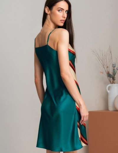 Шёлковая сорочка с полосами Mia-Amore BRIANNA 4330, Цвет: мультицвет, Размеры: 3XL, изображение 2 Шёлковая сорочка с полосами Mia-Amore BRIANNA 4330, Цвет: мультицвет, Размеры: 3XL, изображение 2