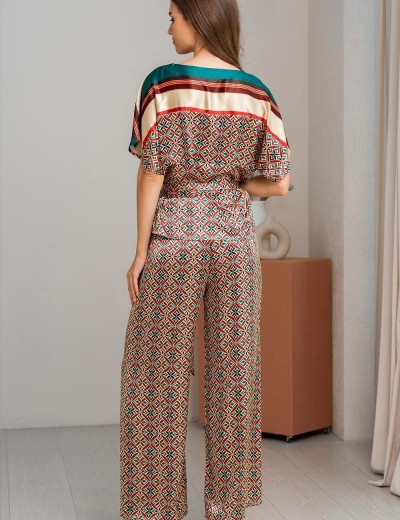 Пижама из шёлка Mia-Amore BRIANNA 4336, Цвет: мультицвет, Размеры: S, изображение 2