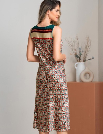 Сорочка шелковая Mia-Amore BRIANNA 4338, Цвет: мультицвет, Размеры: 2XL, изображение 2