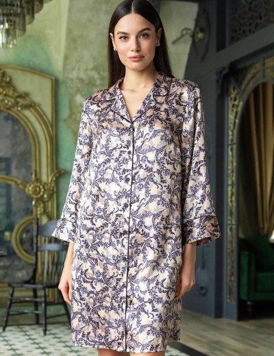 Домашняя рубашка-халат Mia-Amore CAROL 7387, Цвет: мультколор, Размеры: XL, изображение 2