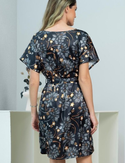 Туника атласаня Mia-Amore ELSA 7491, Цвет: темно-синий, Размеры: S/M, изображение 2