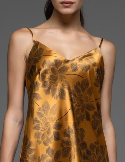 Короткая атласная сорочка Mia-Amore ELSA 7531, Цвет: бронзовый, Размеры: 3XL, изображение 4 Короткая атласная сорочка Mia-Amore ELSA 7531, Цвет: бронзовый, Размеры: 3XL, изображение 4