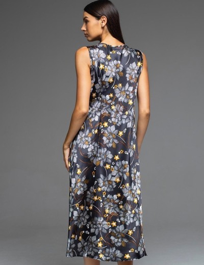 Сорочка на широких бретелях Mia-Amore ELSA 7538, Цвет: темно-синий, Размеры: 3XL, изображение 2