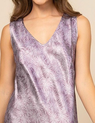 Длинная сорочка из шёлка Mia-Amore ESENIA 4351, Цвет: мультицвет, Размеры: 4XL, изображение 4