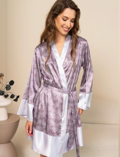 Халат-кимоно из натурального шёлка Mia-Amore ESENIA 4353, Цвет: мультицвет, Размеры: L/XL, изображение 3