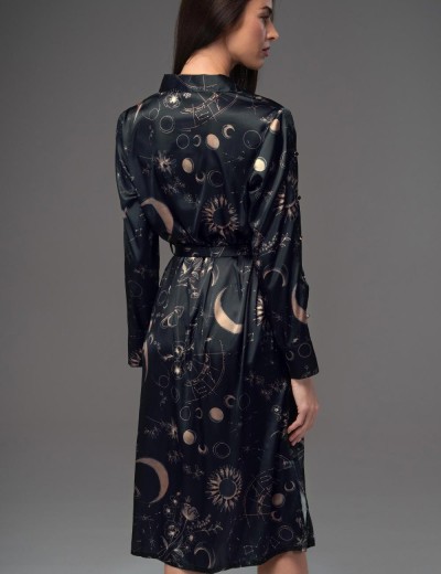 Удлиненная рубашка Mia-Amore GALATEYA 4467, Цвет: черный, Размеры: 5XL, изображение 2