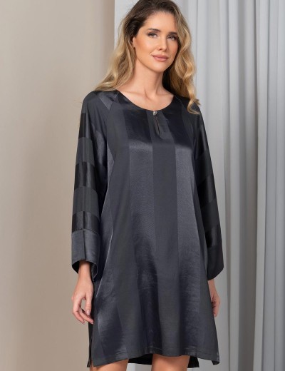 Домашняя туника Mia-Amore ILONA 7541 графит, Цвет: графит, Размеры: S/M, изображение 2