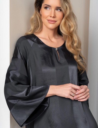 Домашняя туника Mia-Amore ILONA 7541 графит, Цвет: графит, Размеры: S/M, изображение 4