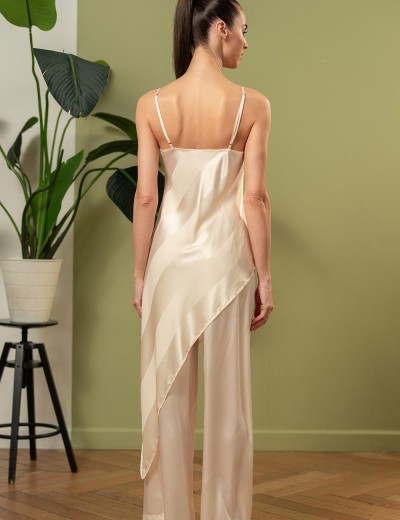 Атласный комплект Mia-Amore ILONA 7544 шампань, Цвет: шампань, Размеры: M, изображение 2