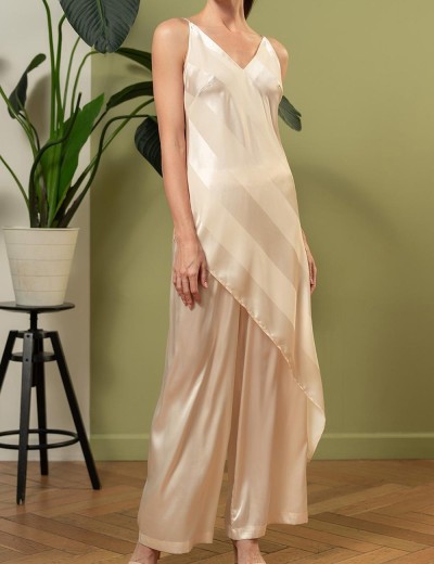 Атласный комплект Mia-Amore ILONA 7544 шампань, Цвет: шампань, Размеры: M, изображение 4