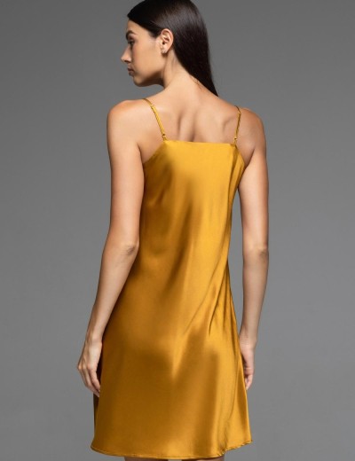 Сорочка атласная Mia-Amore INNA 7521, Цвет: бронзовый, Размеры: S, изображение 2