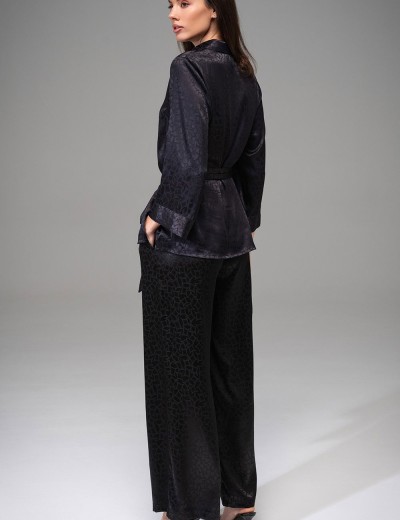 Атласный комплект Mia-Amore JOANNA 7314 черный, Цвет: черный, Размеры: L, изображение 3