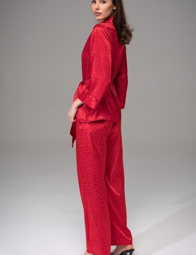 Атласный комплект Mia-Amore JOANNA 7314 красный, Цвет: красный, Размеры: 2XL, изображение 2