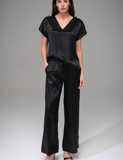 Атласный костюм Mia-Amore JOANNA 7316 черный, Цвет: черный, Размеры: L, изображение 4