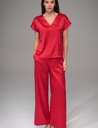 Атласный костюм Mia-Amore JOANNA 7316 красный, Цвет: красный, Размеры: S, изображение 4