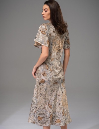 Длинная шёлковая сорочка Mia-Amore LIVIA 4498, Цвет: мультицвет, Размеры: 3XL, изображение 2 Длинная шёлковая сорочка Mia-Amore LIVIA 4498, Цвет: мультицвет, Размеры: 3XL, изображение 2