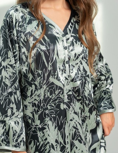 Короткая туника Mia-Amore SOLANGE 7477, Цвет: серо-ментоловый, Размеры: 2XL/3XL, изображение 4