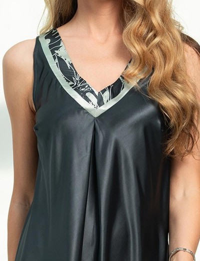Атласная сорочка Mia-Amore SOLANGE 7510, Цвет: серо-ментоловый, Размеры: 3XL, изображение 4 Атласная сорочка Mia-Amore SOLANGE 7510, Цвет: серо-ментоловый, Размеры: 3XL, изображение 4