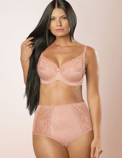 Бюстгальтер с поролоном Albina L COMFORT 8085 античная роза, Цвет: античная роза, Размеры: 70F, изображение 3