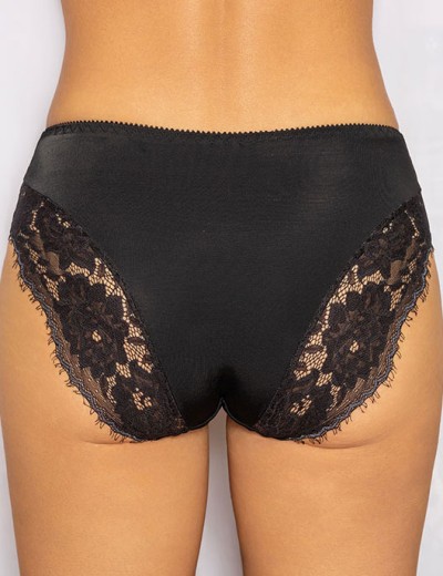 Трусы слипы Albina L OLIVIA 211 черный с голубым, Цвет: черный с голубым, Размеры: 2XL, изображение 4